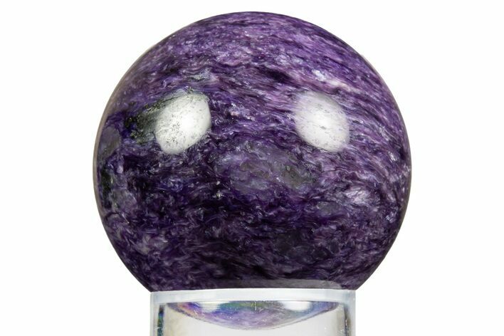 Polished Purple Charoite Sphere - Siberia #323501